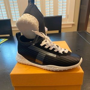 Tod’s Black Satin Sneakers!